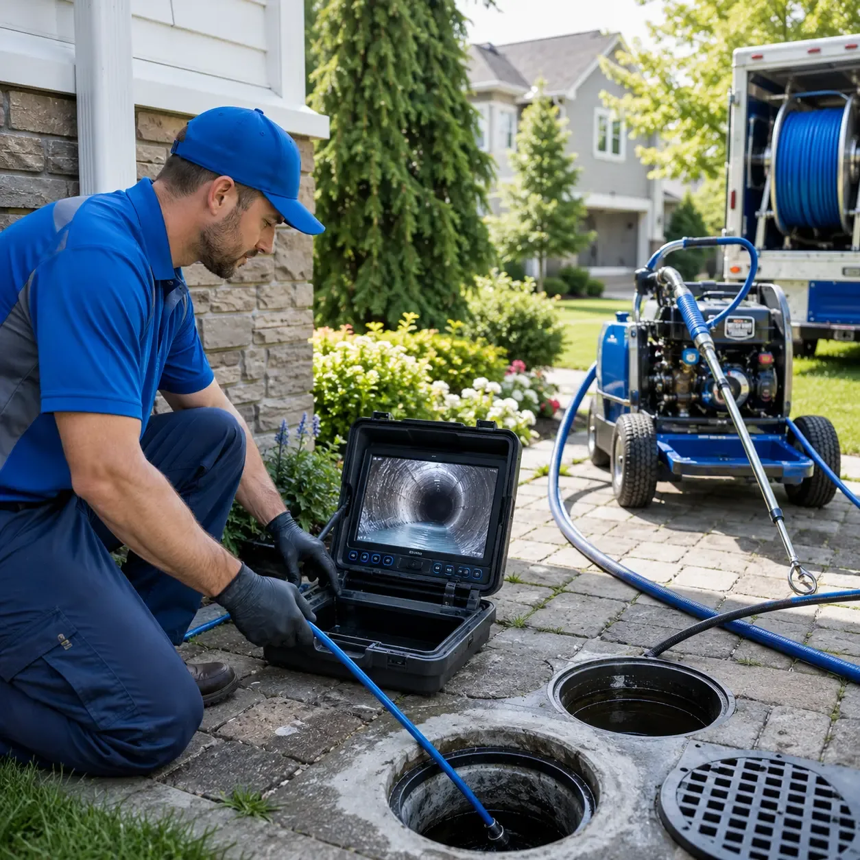 Outdoor drain cleaning professionals serving Oceana, WV